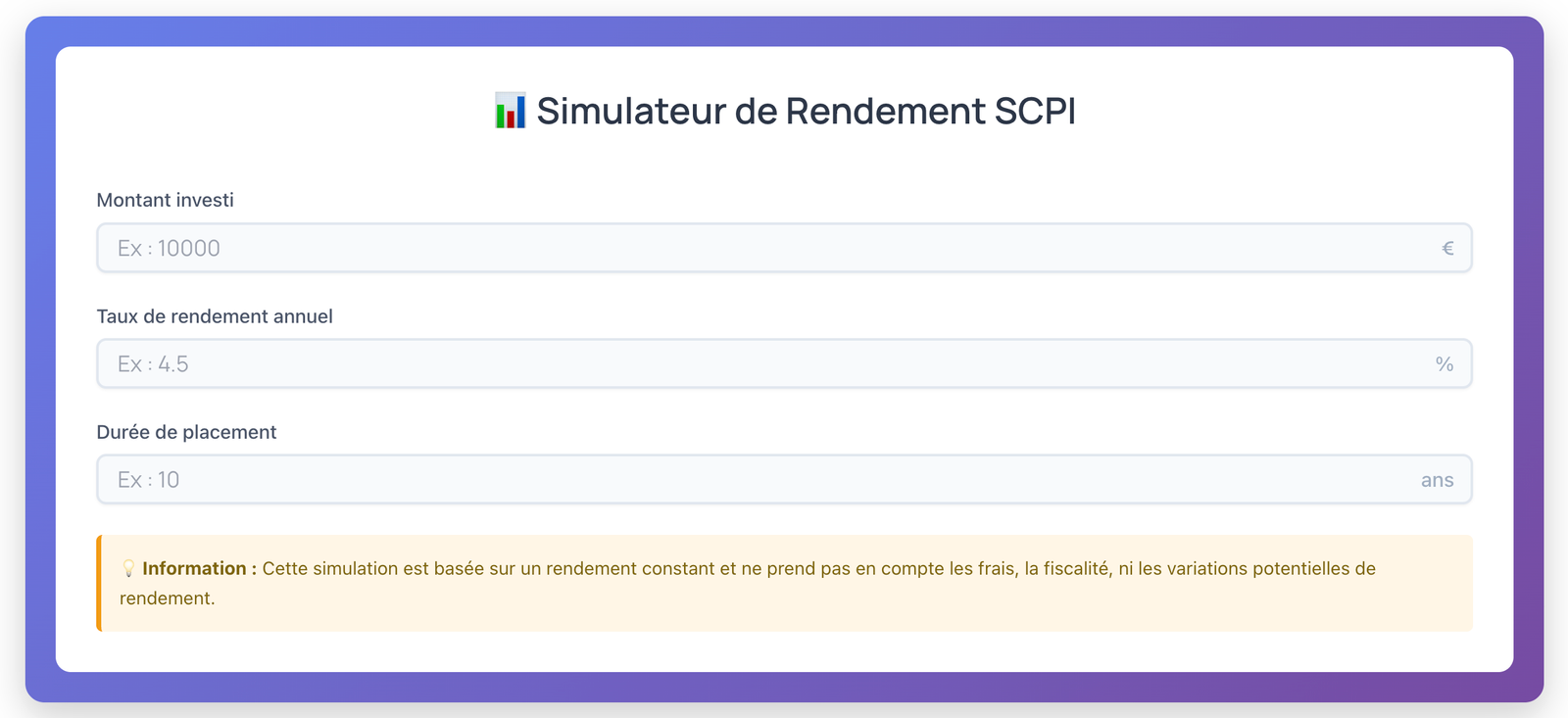calcul rendement scpi atf-conseil-finance.fr​